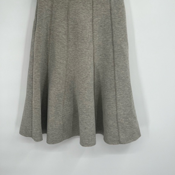 Maeve Anthropologie‎ Skirt Women’s 10 Heathered Gray Flare Midi Stretch - Picture 8 of 8